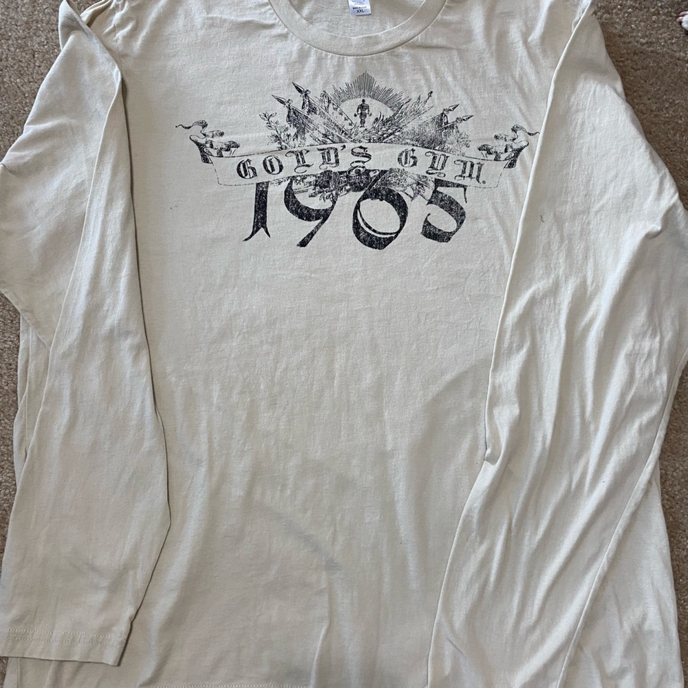 Gold’s Gym Logo Long-Sleeved T-Shirt (XXL)